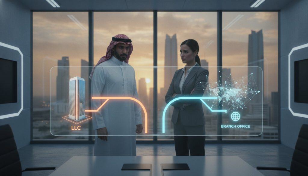 LLC vs Branch Office in Saudi Arabia: A 2026 Strategic Comparison for Foreign Investors