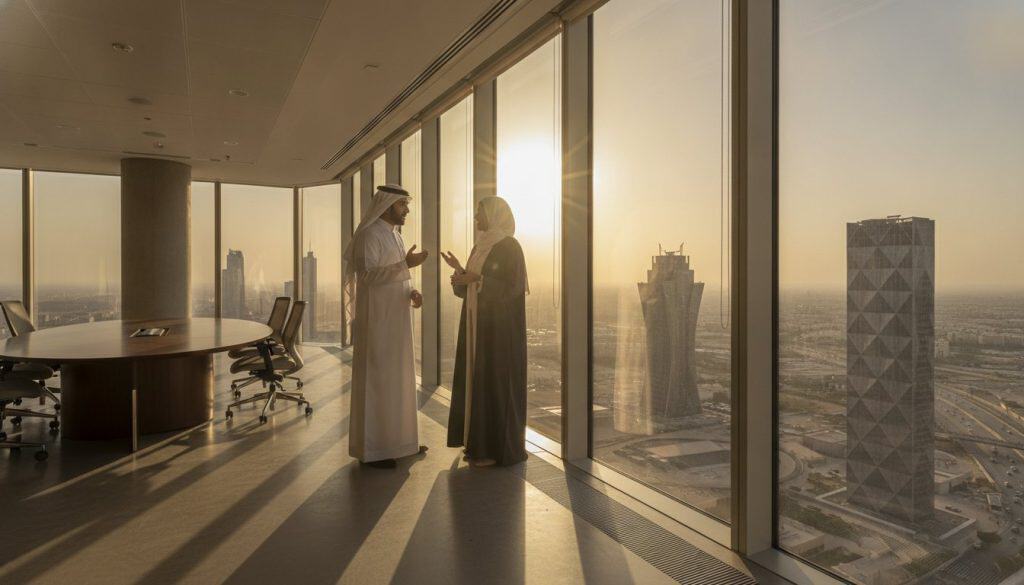 مساحات مكتبية مرنة في الرياض 2026: دليلك الاستراتيجي للتوسع في السوق السعودي